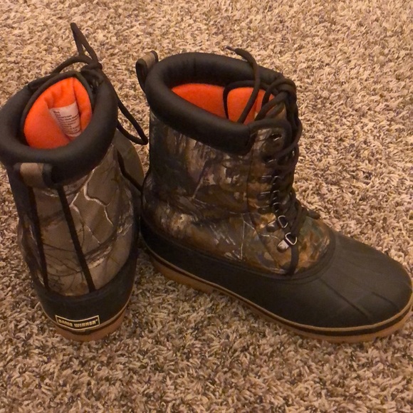 mens camo duck boots